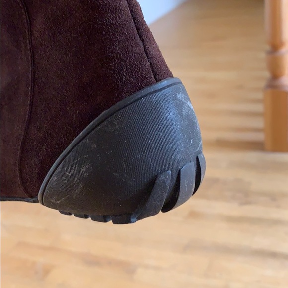 Brown Suede High Boots - Size 6 - Picture 6 of 8